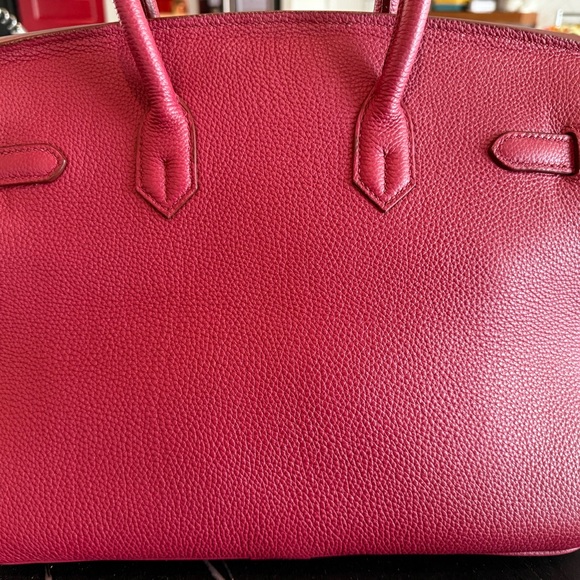 Leather Top Handle tote - Picture 4 of 9